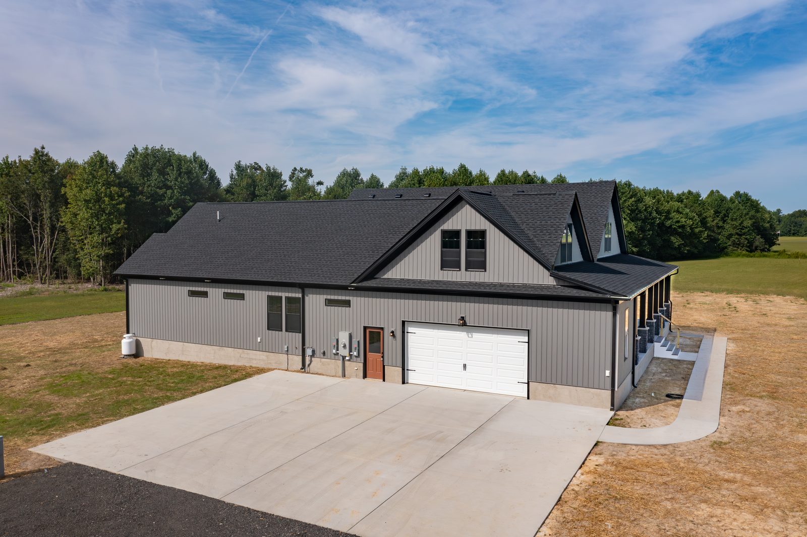 Aerial exterior of a Daniella II home